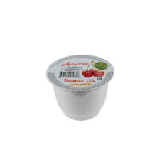 Йогурт фруктовый с наполнителем «Клубника» массовая доля жира 2,5% 180г Стакан из полипропилена